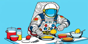 popart__comic_style__propel_spaceman_cracking_an_egg_and_making_a_cake_-ugly__deformed__noisy__blurry_3676993815