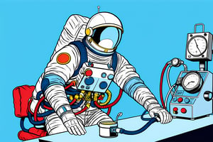 popart__comic_style__propel_spaceman_having_a_health_check_with_a_blood_pressure_machine_-ugly__deformed__noisy__blurry__2668099709