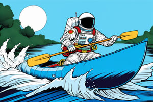 popart__comic_style__propel_spaceman_in_a_canoe_on_a_river_-ugly__deformed__noisy__blurry_2469607619