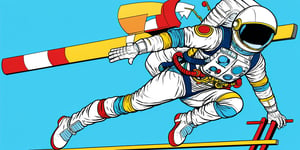 popart__comic_style__propel_spaceman_on_a_gymnastics_balance_beam__-ugly__deformed__noisy__blurry_1686448726